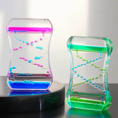 Creative Cruise Fluid Liquid Hourglass Quicksand Timer 2024 Ins Living Room Office Ornaments Desk Table Decorations Home Decor - ProTrendyz