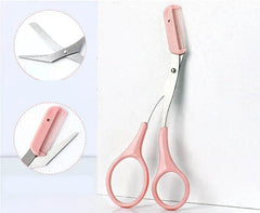 Eyebrow Trimming Knife With Comb Curved Moon Small Beauty Supplies Gadgets - ProTrendyz