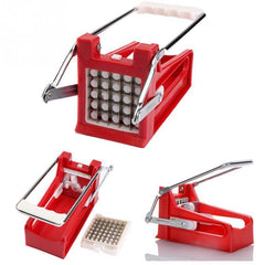 kitchen gadgets 2 Blades Potato Cutter Chopper Stainless French Fries Slicer for kitchen cortador de vegetales Home Kitchen Tool - ProTrendyz