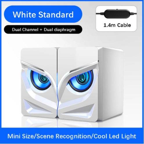 PC Gaming Speakers, 2.0 Channel Stereo Desktop Computer Sound Bar Speakers - ProTrendyz