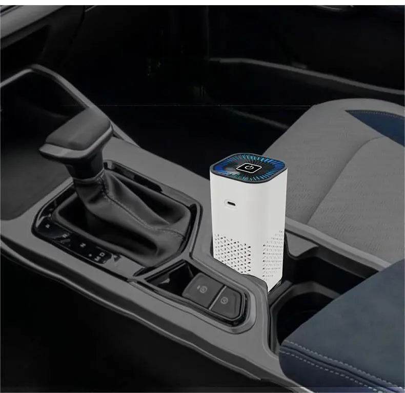 Car Air Purifier Portable Negative Ion Generator Remove Formaldehyde Dust Smoke Air Freshen Washer For Home Car Cleaner Air Allergies - ProTrendyz