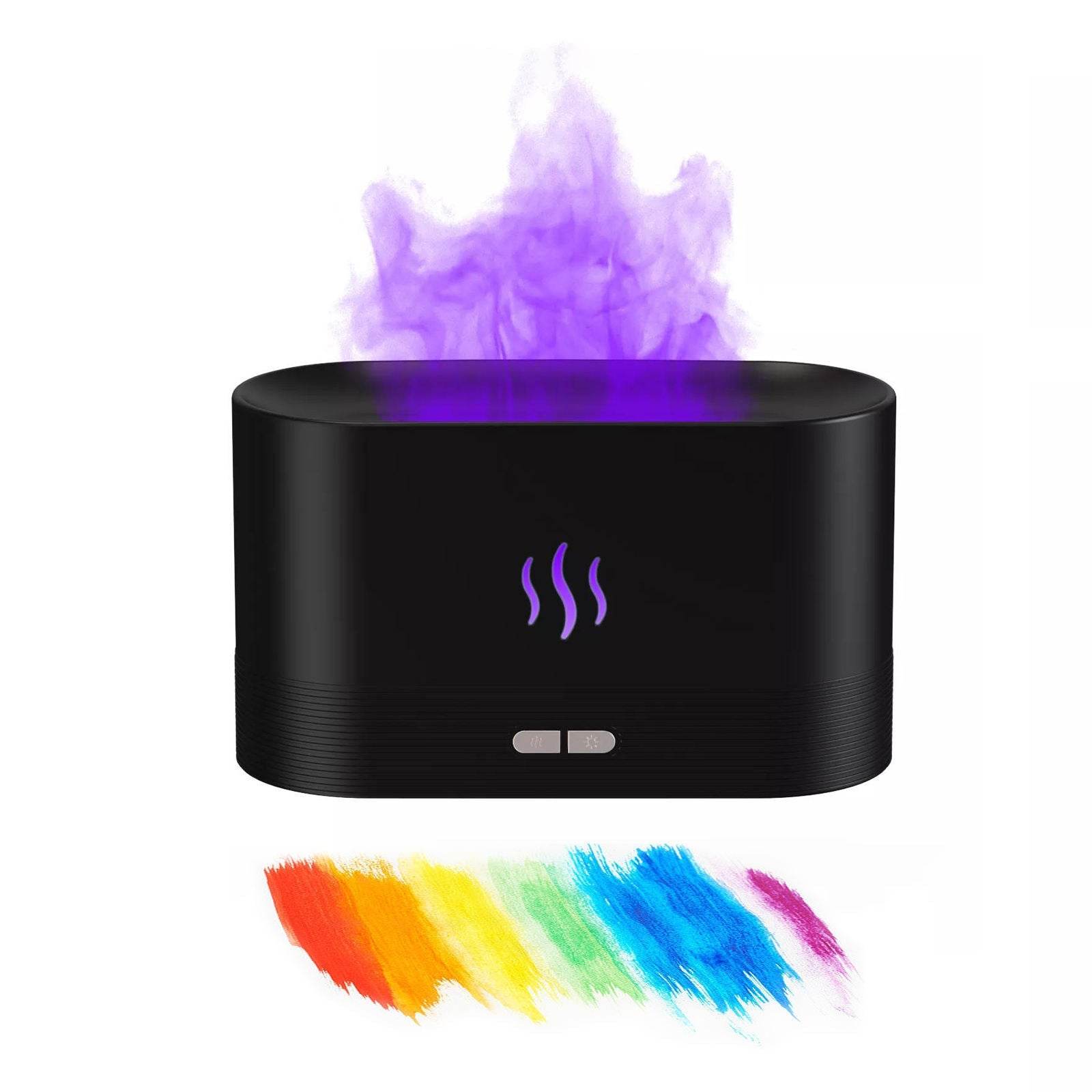 2022 Best Selling USB Ultrasonic Flame Humidifier Led RGB Colorful Essential Oil Fire Flame Aroma Diffuser - ProTrendyz