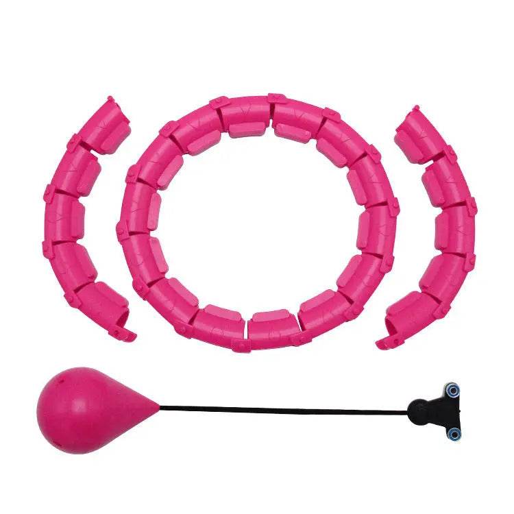 Fitness Ring Adjustable Sport Hoops Abdominal Powder Inside Thin Waist Exercise Detachable Massage Fitness Hoops Gym Home Training Weight Loss US - ProTrendyz