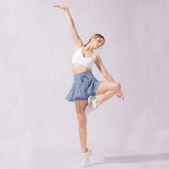 High Waist Dress Lace-up Sports Skirt With Anti-exposure Safety Pants Summer Fashion Pleated Skirt Womens Clothing - ProTrendyz