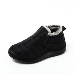 Slip on Fashion Unisex Keeping Warm Ankle Boots Men Winter Snow Boots Shoes Women Man Waterproof Lightweight Flat Plus Size Shoe - ProTrendyz