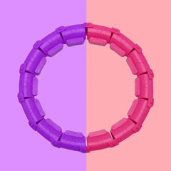 Fitness Ring Adjustable Sport Hoops Abdominal Powder Inside Thin Waist Exercise Detachable Massage Fitness Hoops Gym Home Training Weight Loss US - ProTrendyz