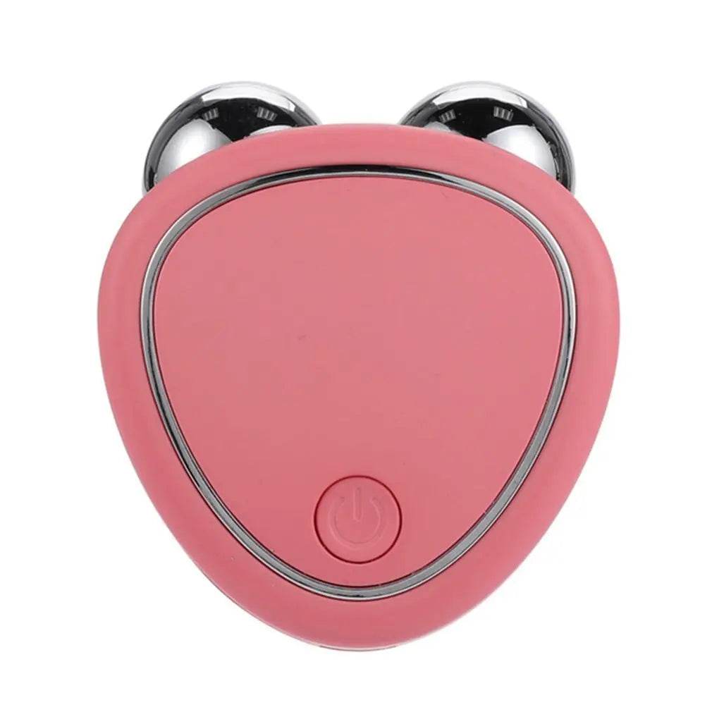 Portable Facial Micro-current Beauty Instrument For Lifting Thinning And Reducing Edema With Double Roller Massager - ProTrendyz