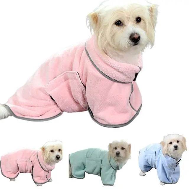 Quick-drying Pet Absorbent Towel Dog Bathrobe Pet Dog Bath Towel For Dogs Cats Microfiber Absorbent Pet Drying Towel Pet Supplies Pet Products - ProTrendyz