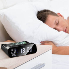 15W Three-in-one Wireless Charger Temperature Tester Multi Alarm Clock Fast Charging Mobile Phone Usb Charger Charging Station - ProTrendyz
