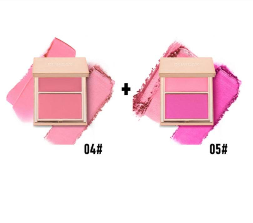 PHOFAY Double-Take Cream & Powder Blush Duo - ProTrendyz