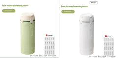 4 In 1 Travel Dispenser Portable Travel Bottles Leak Proof Leakproof Travel Container For Perfume Shampoo Conditioner Lotion