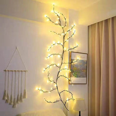 Vines With Lights Christmas Garland Light Flexible DIY Willow Vine Branch LED Light For Room Wall Wedding Party Decor - ProTrendyz