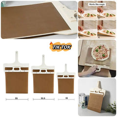 3 Sizes Sliding Pizza Peel Shovel Storage Board Pala Pizza Scorrevole Wooden Handle Transfer Pizza Kitchen Gadgets - ProTrendyz