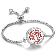 2024 New Kaleidoscope Aromatherapy Bracelet Perfume Essential Oil Diffuser Locket Bracelet Charms Women Aroma Diffuser Jewelry - ProTrendyz