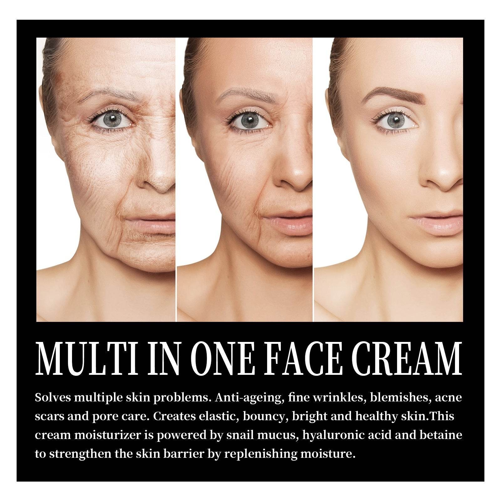 Snail Cream Fading Wrinkle French Lines Replenishment Firming Skin Anti-Aging - ProTrendyz