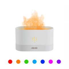 2022 Best Selling USB Ultrasonic Flame Humidifier Led RGB Colorful Essential Oil Fire Flame Aroma Diffuser - ProTrendyz