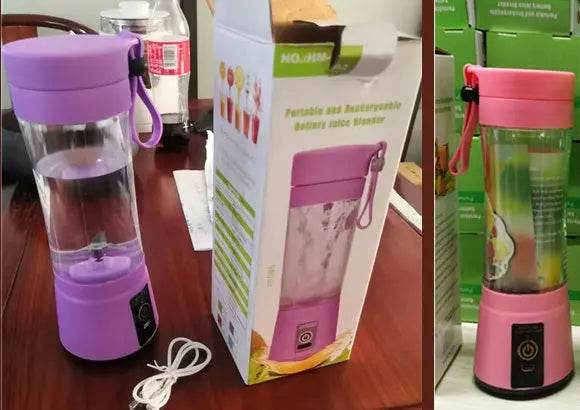 Portable Blender With USB Rechargeable Mini Kitchen Fruit Juice Mixer Home Simple Portable Electric Mini Juicer - ProTrendyz