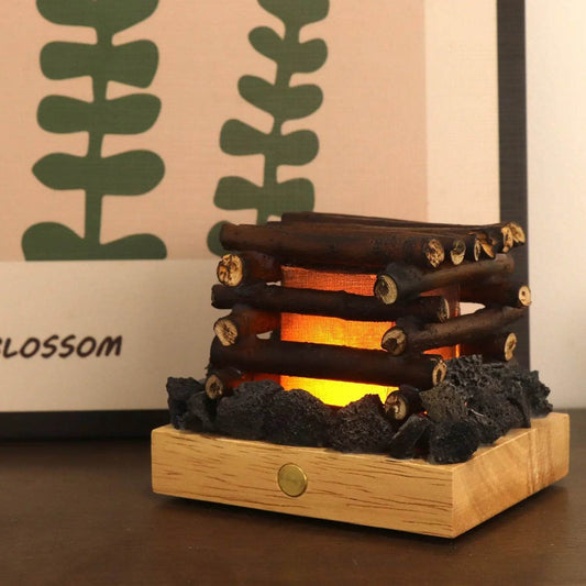Bedside Decorations Ornaments Branches Campfire Small Night Lamp - ProTrendyz