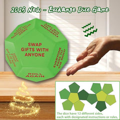 Santa Claus Exchange Gift Dice