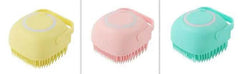 Silicone Dog Bath Massage Gloves Brush Pet Cat Bathroom Cleaning Tool Comb Brush For Dog Can Pour Shampoo Dog Grooming Supplies - ProTrendyz