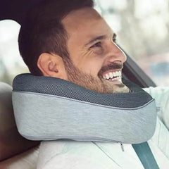 Travel Neck Pillow Non-Deformed Airplane Pillow Travel Neck Cushion Durable U-Shaped Travel Memory Cotton Nap Neck Pillow - ProTrendyz