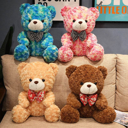 Valentines Day Cute Rose Little Bear Doll Small Size Teddy Bear Doll Ragdoll Plush Toy - ProTrendyz