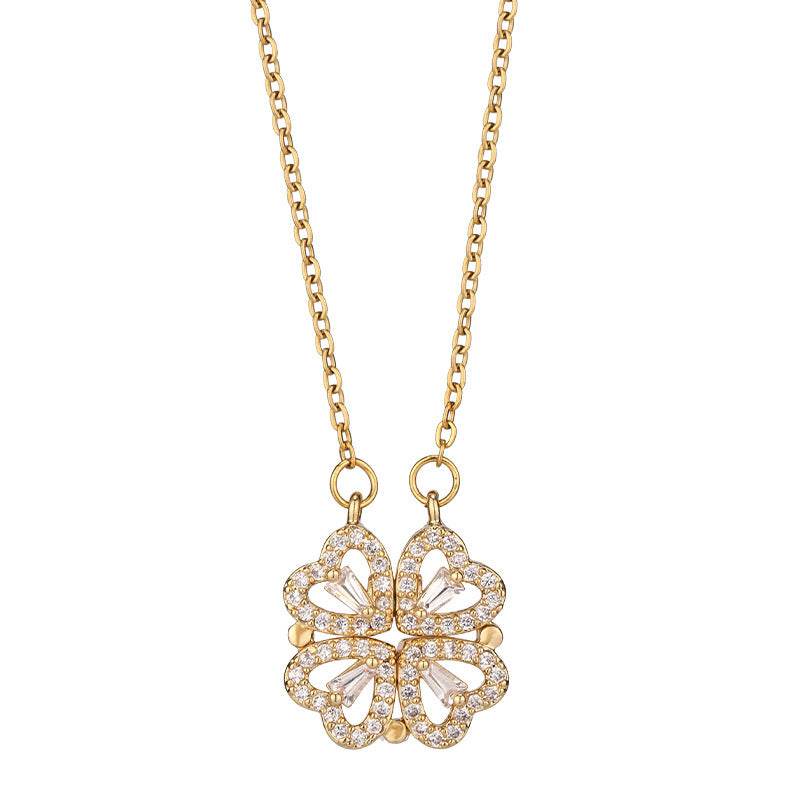 Variety Four-leaf Clover Non-fading Light Luxury Titanium Steel Necklace - ProTrendyz