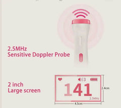 Fetal Heart Rate Monitor Home Pregnancy Baby Fetal Sound Heart Rate Detector US - ProTrendyz