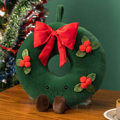 Christmas Gingerbread Man Igloo And Christmas Tree Plush Toy - ProTrendyz