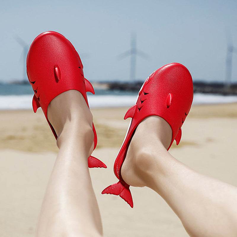 Shark Slippers Beach Shoes Home Flat Slippers Women Men - ProTrendyz