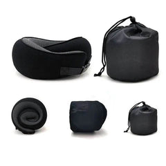 Travel Neck Pillow Non-Deformed Airplane Pillow Travel Neck Cushion Durable U-Shaped Travel Memory Cotton Nap Neck Pillow - ProTrendyz