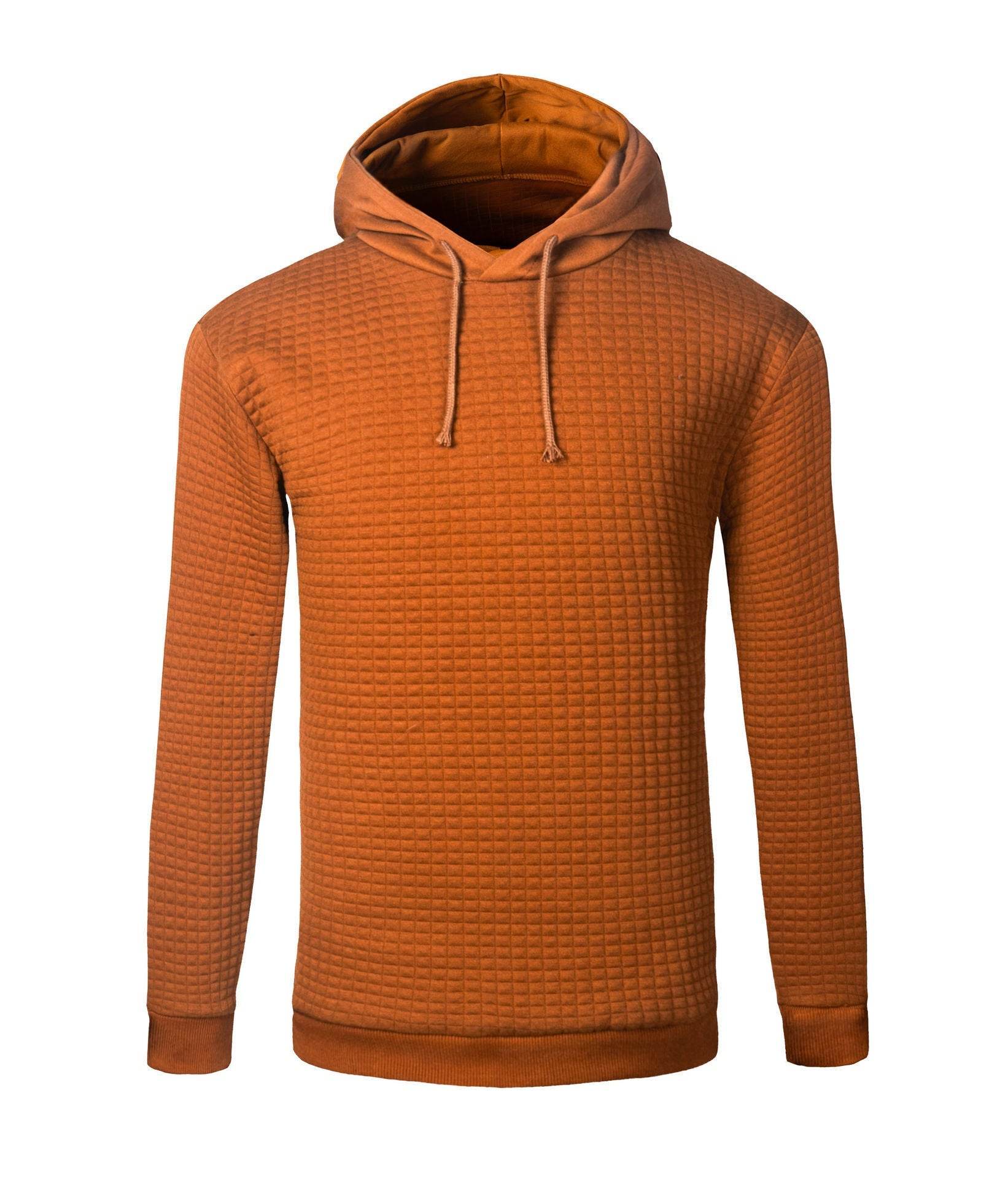 Men's Jacquard Sweater Long-sleeved Hoodie Warm Color Hooded Sweatshirt Jacket - ProTrendyz