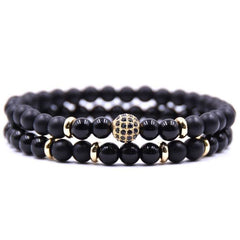 Natural Stone Bracelet Set Micro Zircon Bracelet - ProTrendyz