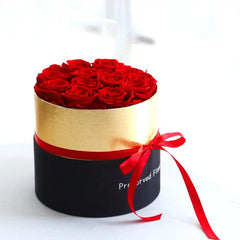 Eternal Roses In Box Preserved Real Rose Flowers With Box Set Valentines Day Gift Romantic Artificial Flowers - ProTrendyz