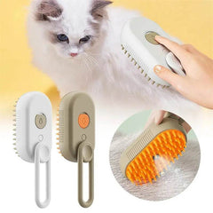 Cat Steam Brush Steamy Dog Brush 3 In 1 Electric Spray Cat Hair Brushes For Massage Pet Grooming Comb Hair Removal Combs Pet Products US - ProTrendyz