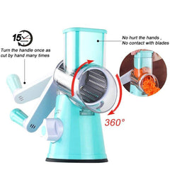 Manual Kitchen Accessories Multifunctional Round Mandoline Potato Slicer Vegetable Cutter Slicer Cheese Kitchen Gadgets - ProTrendyz