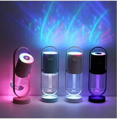 Magic Shadow USB Air Humidifier For Home With Projection Night Lights Ultrasonic Car Mist Maker Mini Office Air Purifier US - ProTrendyz