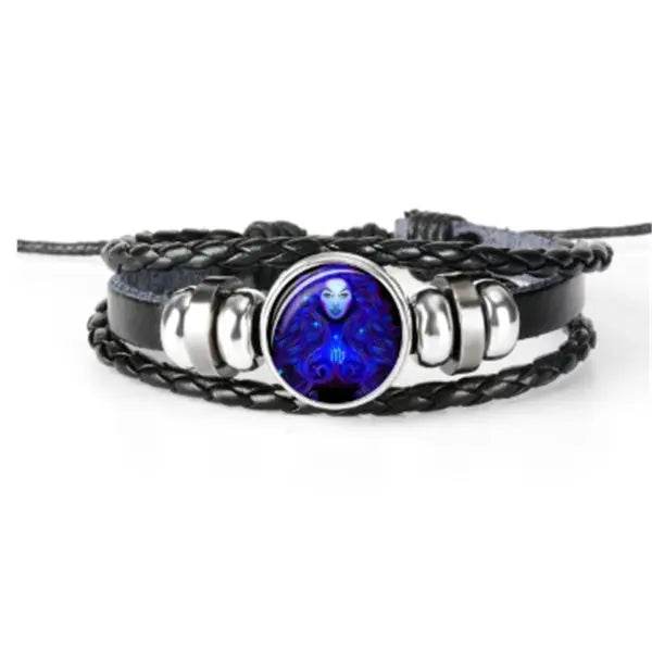 Zodiac Constellation Bracelet Braided Design Bracelet For Men Women Kids - ProTrendyz