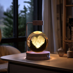 Crystal Ball Cosmic Dinosaur Indoor Night Light USB Power Warm Bedside Light Birthday Gift Night Lamp ProTrendyz