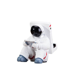 Simple Astronaut Mobile Phone Stand Student Desktop Holder Cute Spaceman Cell Phone Holder Creative Gift Small Desk Decoration - ProTrendyz