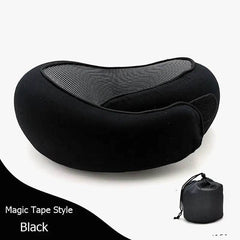 Travel Neck Pillow Non-Deformed Airplane Pillow Travel Neck Cushion Durable U-Shaped Travel Memory Cotton Nap Neck Pillow - ProTrendyz