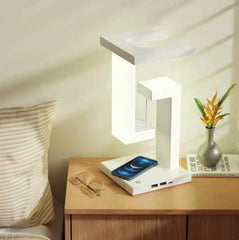 Creative Smartphone Wireless Charging Suspension Table Lamp Balance Lamp Floating For Home Bedroom - ProTrendyz