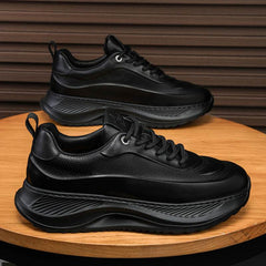 Men's Thick-soled Sports Shoes Casual Breathable Sneakers Lace-up Dad Shoes Boy - ProTrendyz