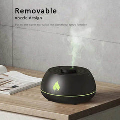 Flame Humidifier Aromatherapy Diffuser 7 Colors Light Home Air Humidifier 130ML USB Room Fragrance Essential Oil Diffuser Dry Nose - ProTrendyz