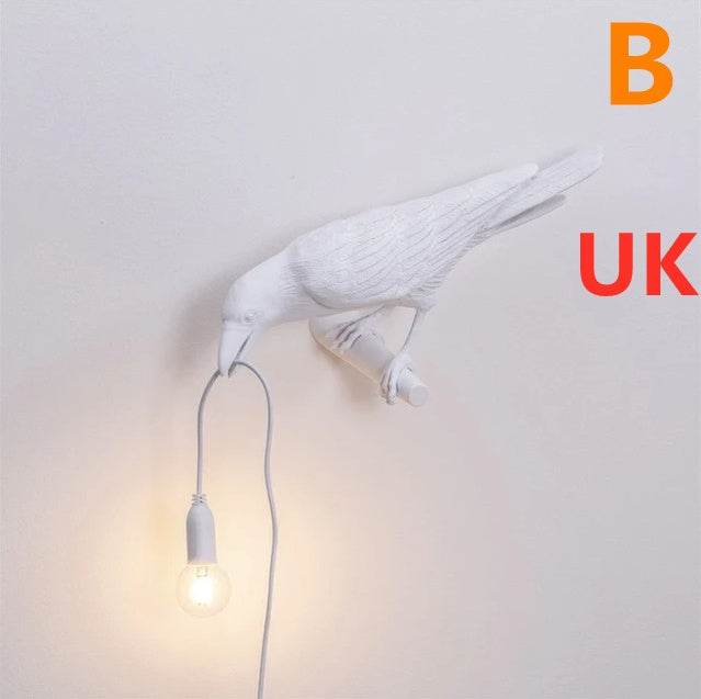 Creative Auspicious Bird Resin Wall Lamp Decoration - ProTrendyz