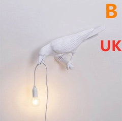 Creative Auspicious Bird Resin Wall Lamp Decoration - ProTrendyz