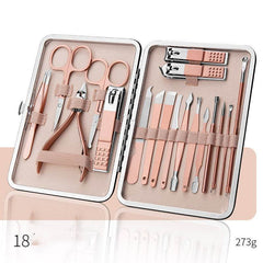 Professional Scissors Nail Clippers Set Ear Spoon Dead Skin Pliers Nail Cutting Pliers Pedicure Knife Nail Groove Trimmers - ProTrendyz