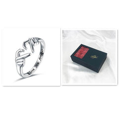 Romantic Heart Hand Hug Fashion Ring For Women Couple Jewelry Silver Color Punk Gesture Wedding Men Finger Accessories Gifts - ProTrendyz