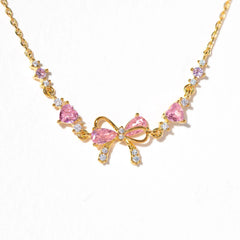 Cute Sweet Bracelet Loving Heart Zircon Bowknot Bracelet - ProTrendyz