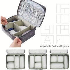 Electronics Organizer Travel Cable Organizer Bag Waterproof Portable Digital Storage Bag Electronic Accessories Case Cable Charger Organizer Case - ProTrendyz